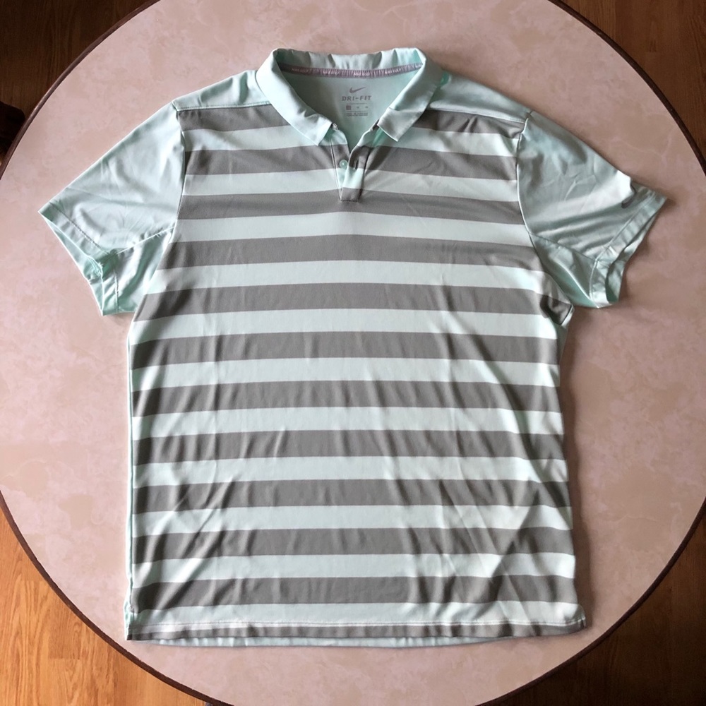 Nike men’s moisture wicking golf shirt.